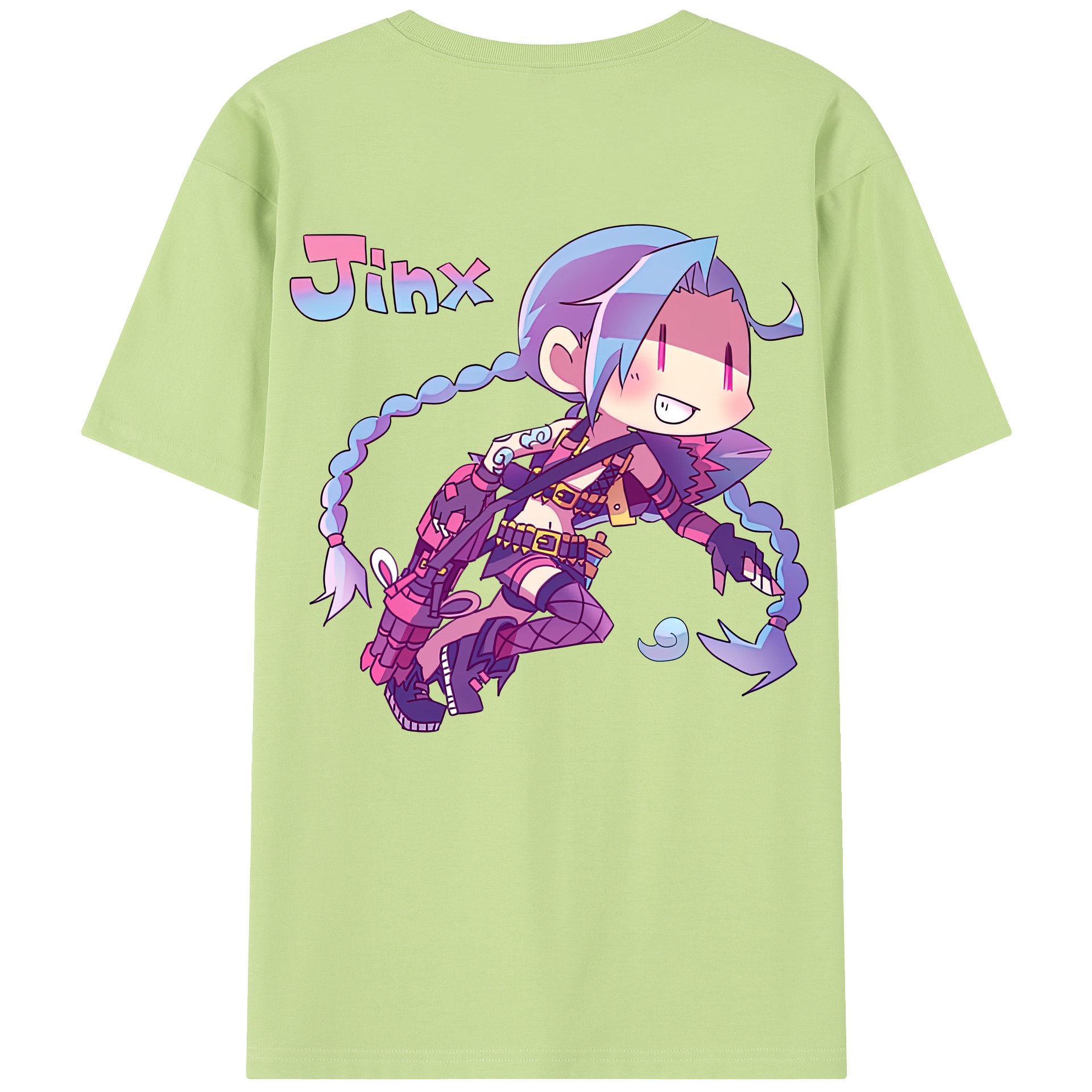 リーグ・オブ・レジェンド League of Legends LOL 綿100％半袖Tシャツ（背面プリント）